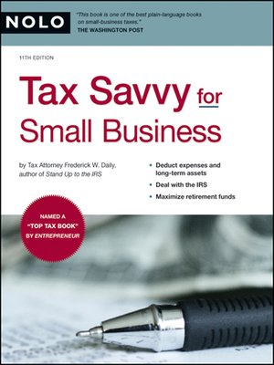 Tax Savvy for Small Business - ebook